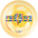 Discraft ESP Paige Pierce Joy putt & approach disc, Paige Pierce Prototype stamp, light yellow and light orange disc