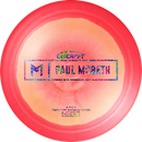 Discraft ESP Paul McBeth Ares driver disc, Paul McBeth Prototype Bar Stamp stamp, light orange and orange-red disc