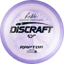 Discraft ESP Raptor driver disc, Ricky Wysocki 2x Signature Series stamp, light purple and purple disc