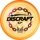 Discraft ESP Sled putt & approach disc, First Run stamp, light orange and orange disc