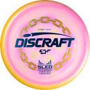 Discraft ESP Sled putt & approach disc, First Run stamp, light purple and light orange disc