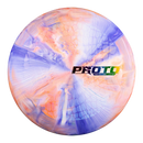 DIscraft ESP Swirl Ricky Wysocki Prototype putt & approach disc, Ricky Wysocki Proto Bar Stamp stamp, light orange and blue disc