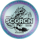 Discraft FuZed Scorch driver disc, blue disc with pink rim