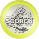 Discraft FuZed Scorch driver disc, clear disc with yellow rim