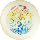 Discraft Mega-Glo Buzzz midrange disc, Single Foil 2025 Halloween Buzzz stamp, glow disc