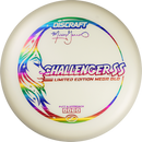 Discraft Mega Glo Z Challenger SS putt & approach disc, Missy Gannon 2026 Signature Series stamp, glow and multi color disc