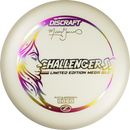 Discraft Mega Glo Z Challenger SS putt & approach disc, Missy Gannon 2026 Signature Series stamp, glow and purple disc