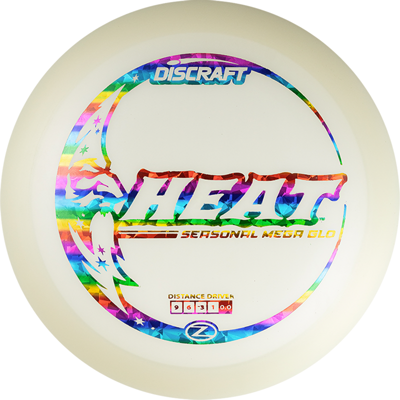 Discraft Mega Glo Z Heat driver disc, glow disc