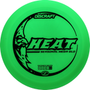 Discraft Mega Glo Z Heat driver disc, green disc