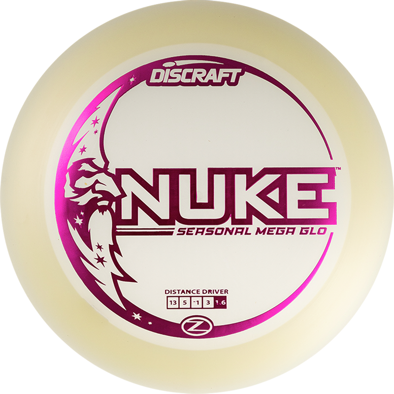Discraft Mega Glo Z Nuke driver disc, glow disc