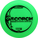 Discraft Mega Glo Z Scorch driver disc, green disc