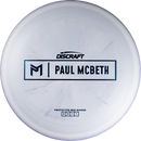 Discraft Special Blend Paul McBeth Malita midrange disc, Paul McBeth Prototype Bar Stamp stamp, gray disc