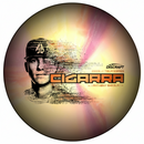 Discraft Ti Big Z Blend Anthony Barela Cigarra fairway driver disc, Anthony Barela 2026 Tour Series stamp, peach and dark pink disc
