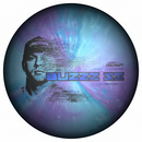 Discraft Ti Big Z Blend Buzzz SS midrange disc, Ezra Robinson 2026 Tour Series stamp, blue and purple disc