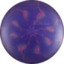 Discraft Titanium Sparkle Buzzz midrange disc, 2025 Ledgestone Edition Season 2 stamp, dark purple and pink disc