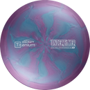 Discraft Titanium Undertaker driver disc, purple and blue disc