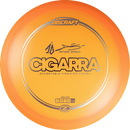 Discraft Z Anthony Barela Cigarra fairway driver disc, Anthony Barela Signature Series stamp, orange disc