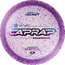 Discraft Z Confetti Captain's Raptor driver disc, Paul Ulibarri 2026 Signature Series stamp, purple and multi color disc