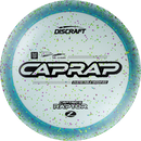 Discraft Z Confetti Captain's Raptor driver disc, Paul Ulibarri 2026 Signature Series stamp, teal and multi color disc