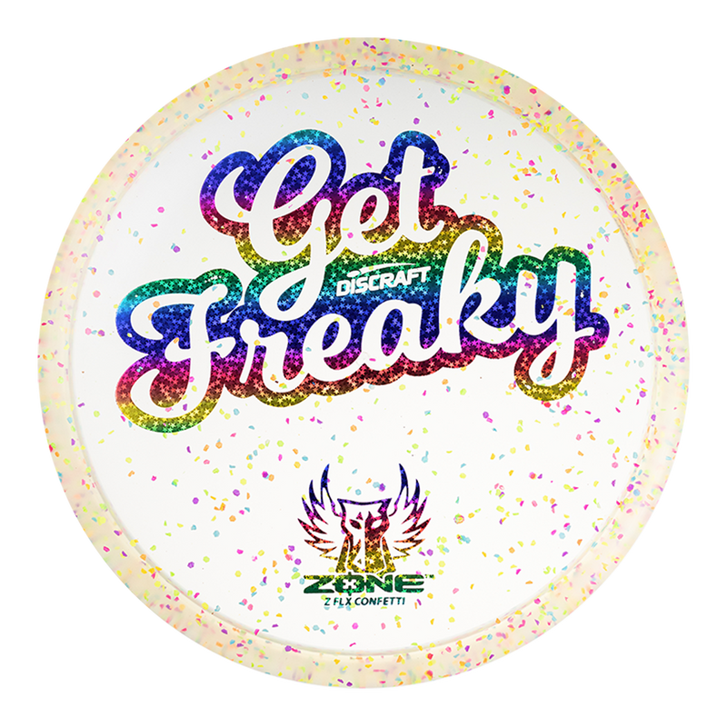 Discraft Z FLX Confetti Zone - Brodie Smith Get Freaky | Midrange Discraft Z FLX Confetti Zone - Brodie Smith Get Freaky | Midrange