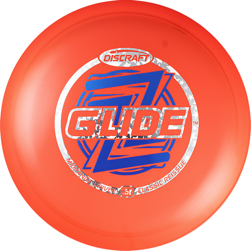 Discraft Z Glide fairway driver disc, Classic Reissue Glide stamp, red disc