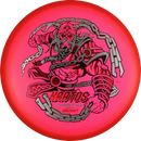 Discraft Z Glo Sparkle Paul McBeth Kratos putt & approach disc, 2025 Ledgestone Edition Season 1 stamp, red disc