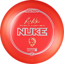 Discraft Z Nuke driver disc, Ricky Wysocki 2x Signature Series stamp, red disc