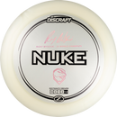 Discraft Z Nuke driver disc, Ricky Wysocki 2x Signature Series stamp, white disc