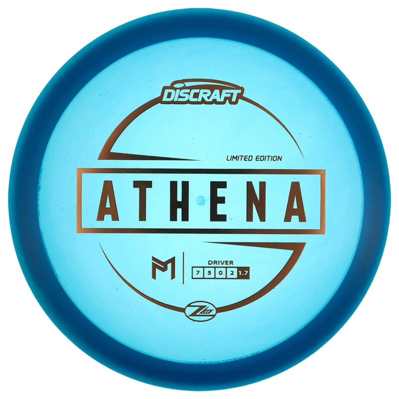 Discraft Z Paul McBeth Athena fairway driver disc, blue disc