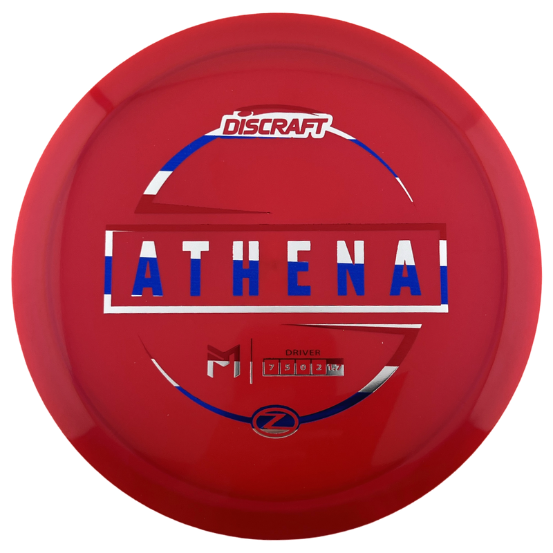 Discraft Z Paul McBeth Athena fairway driver disc, red disc