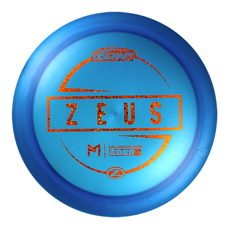 Discraft Z Paul McBeth Zeus driver disc, blue disc