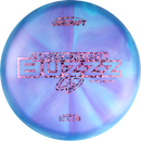 Discraft Z Swirl Buzzz midrange disc, Chris Dickerson 2025 Tour Series stamp, purple and blue disc