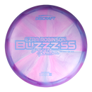 Discraft Z Swirl Buzzz SS midrange disc, Ezra Robinson 2025 Tour Series stamp, purple and blurple disc