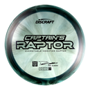 Discraft Z Swirl Captain's Raptor driver disc, Paul Ulibarri 2025 Signature Series stamp, midnight blue and dark blue disc