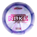 Discraft Z Swirl Nuke driver disc, Ezra Aderhold 2025 Tour Series stamp, purple and light purple disc