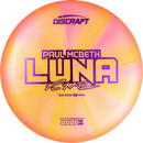 Discraft Z Swirl Paul McBeth Luna putt & approach disc, Paul McBeth 2025 Tour Series stamp, light orange and pink disc