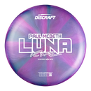 Discraft Z Swirl Paul McBeth Luna putt & approach disc, Paul McBeth 2025 Tour Series stamp, purple and blue disc