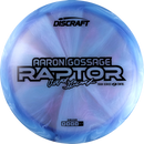 Discraft Z Swirl Raptor driver disc, Aaron Gossage 2025 Tour Series stamp, blue and blurple disc