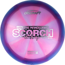 Discraft Z Swirl Scorch driver disc, Valerie Mandujano 2025 Tour Series stamp, pink and blurple disc