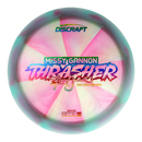Discraft Z Swirl Thrasher driver disc, Missy Gannon 2025 Tour Series stamp, light pink and dark blue disc