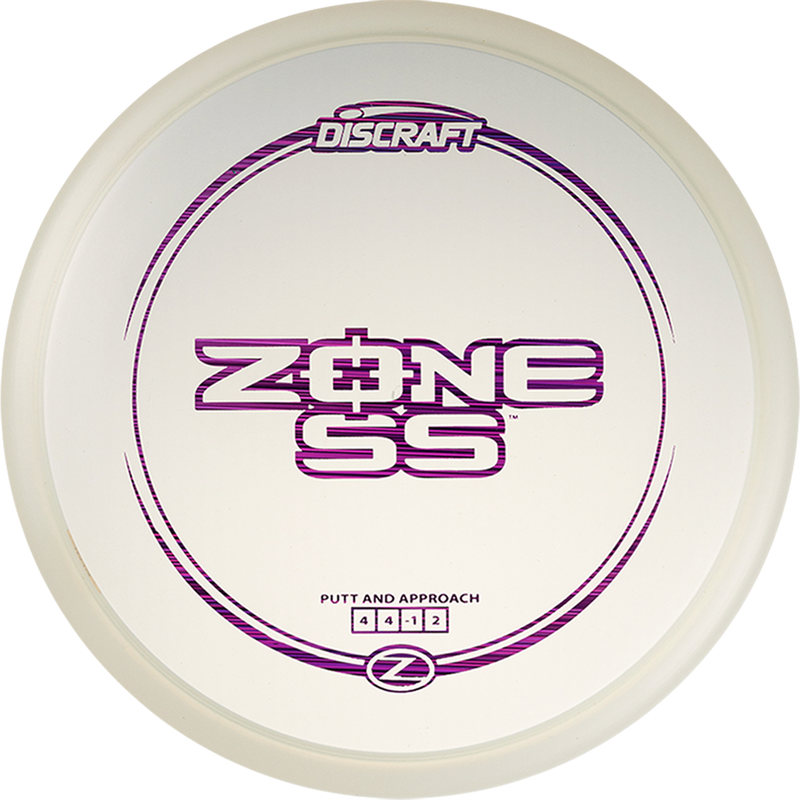 Discraft Z Zone SS putt & approach disc, clear disc