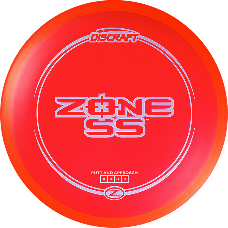 Discraft Z Zone SS putt & approach disc, red disc
