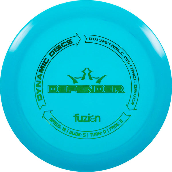 Dynamic Discs Biofuzion Defender driver disc, blue disc