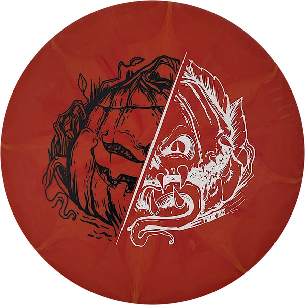 Dynamic Discs Classic Blend Burst EMAC Judge - 2021 Halloween Two Tone Pumpkin