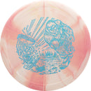 Dynamic Discs Classic Blend Burst Slammer putt & approach disc, Slamsquatch stamp, pink and yellow disc