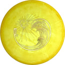 Dynamic Discs Classic Blend Warden putt & approach disc, Matt Bell Trilogy Tour Stamp Chain Waves stamp, yellow disc