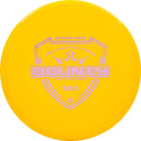 Dynamic Discs Fuzion Bounty midrange disc, yellow disc