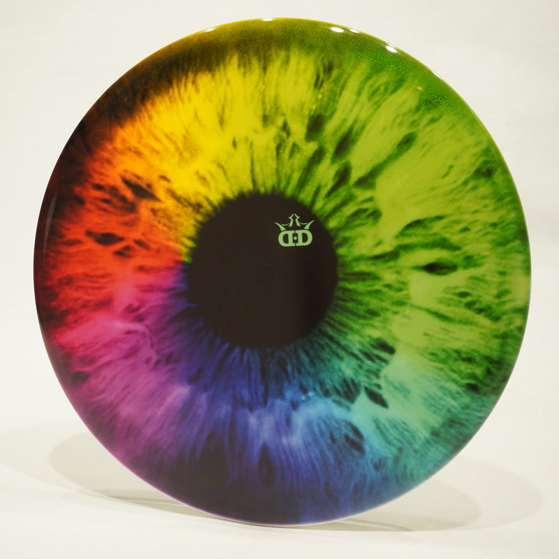 Dynamic Discs Fuzion Felon - DyeMax Colorful Eyeball
