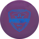 Dynamic Discs Fuzion Heist distant driver disc, purple disc