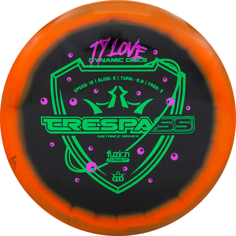 Dynamic Discs Fuzion Orbit Trespass - Ty Love Team Series 2023